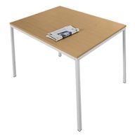 neue Stahlrohrtisch, Sitzungstisch, B1200xT700xH720mm