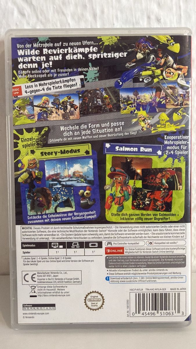 Nintendo Jeux: Splatoon 3 for Nintendo Switch - Excellent Condition! – D'occasion à Ehrendingen par bubulence 1