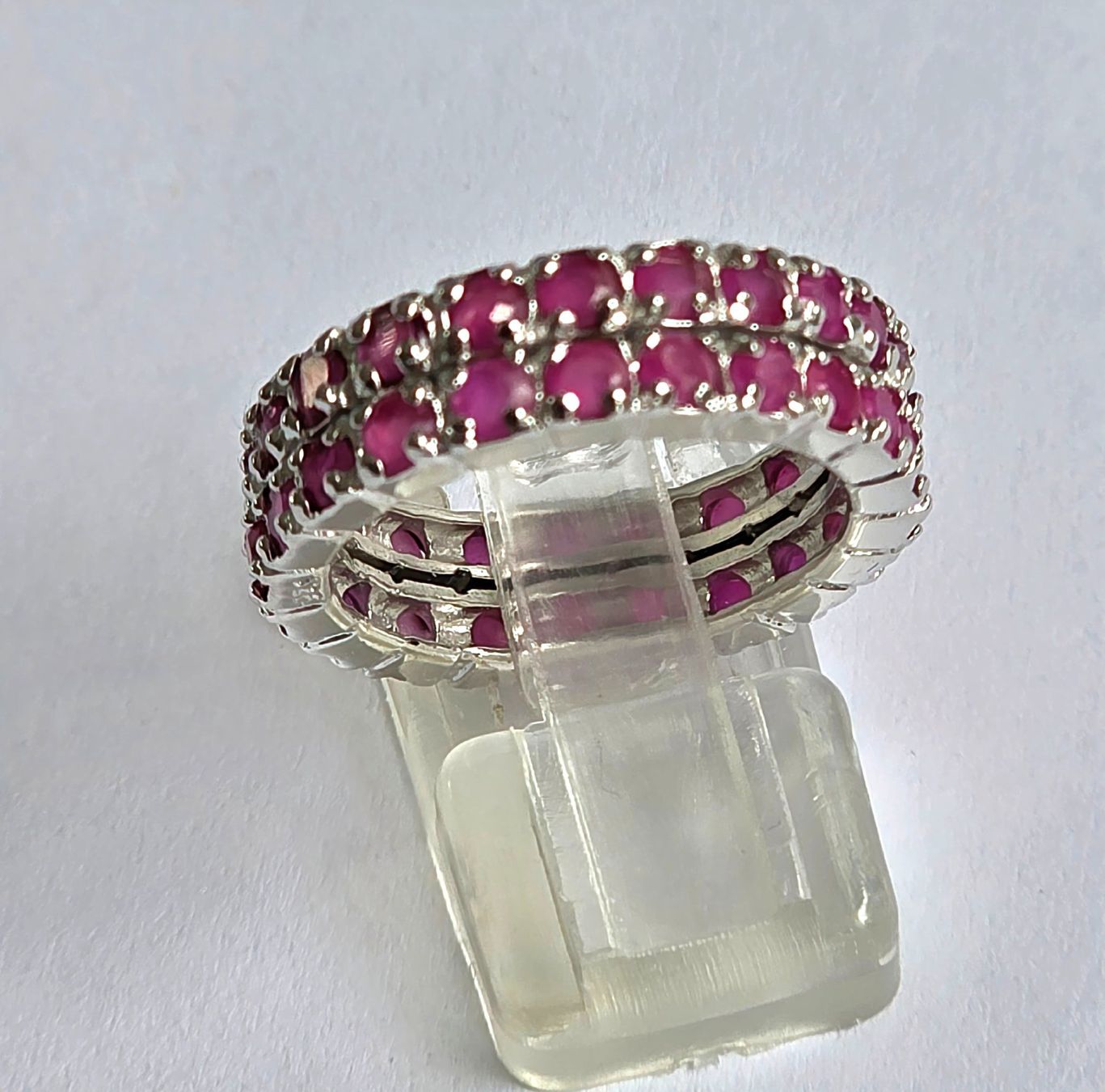 Anelli: Ring Silber Rubin Grösse 57 Neu – Nuovo (secondo la descrizione) da Zürich venduto da adriben