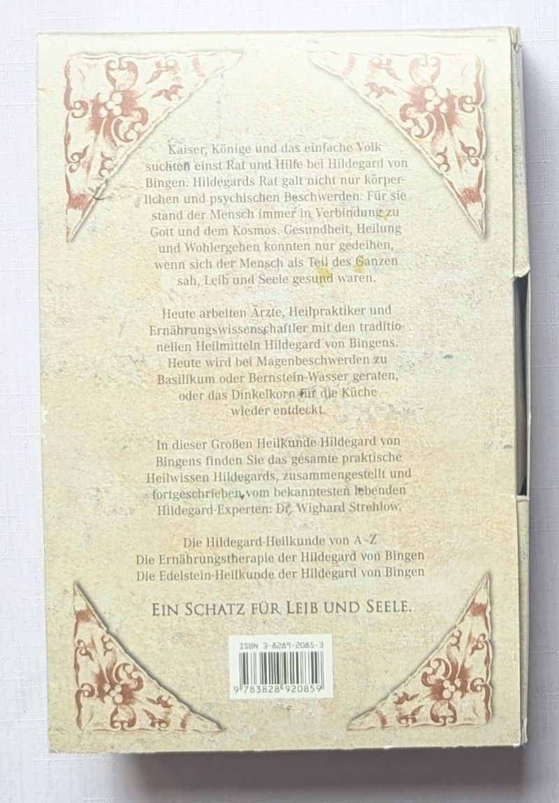 Libri: DIE GROSSE HEILKUNDE DER HILDEGARD VON BINGEN – Nuovo (secondo la descrizione) da Wängi venduto da ABIZONE-86 5