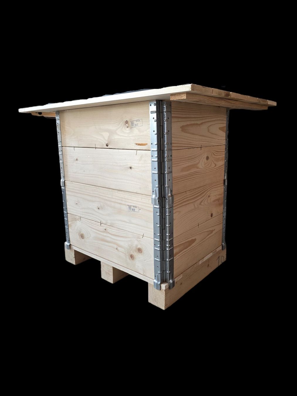 Holzartikel: Stehtisch mit Stauraum / 1200 x 800 x 930 mm – Neu (gemäss Beschreibung) aus Schwarzenegg von SILOU_VERPACKUNGEN 3