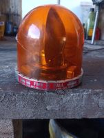 Federal Signal Fire Ball Rundumleuchte orange , Antik