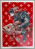 Death: Big Fish, POP Street Art, signiert 9/100