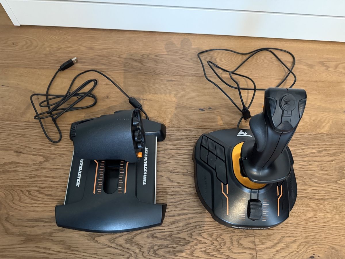 Thrustmaster Controller: Thrustmaster T.16000M FCS Flight Stick & Throttle Set – Usato da Lachen SZ venduto da NEauto80 1