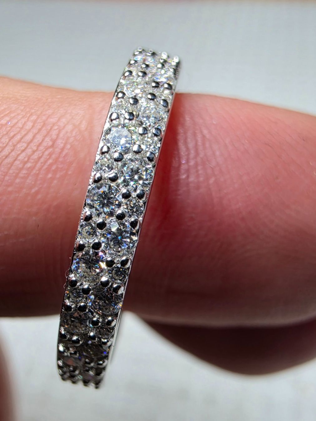 Anelli: Bague argent avec diamants de moissanite certifiés GRA – Nuovo e nell'imballaggio originale da Reconvilier venduto da Tsma67 2