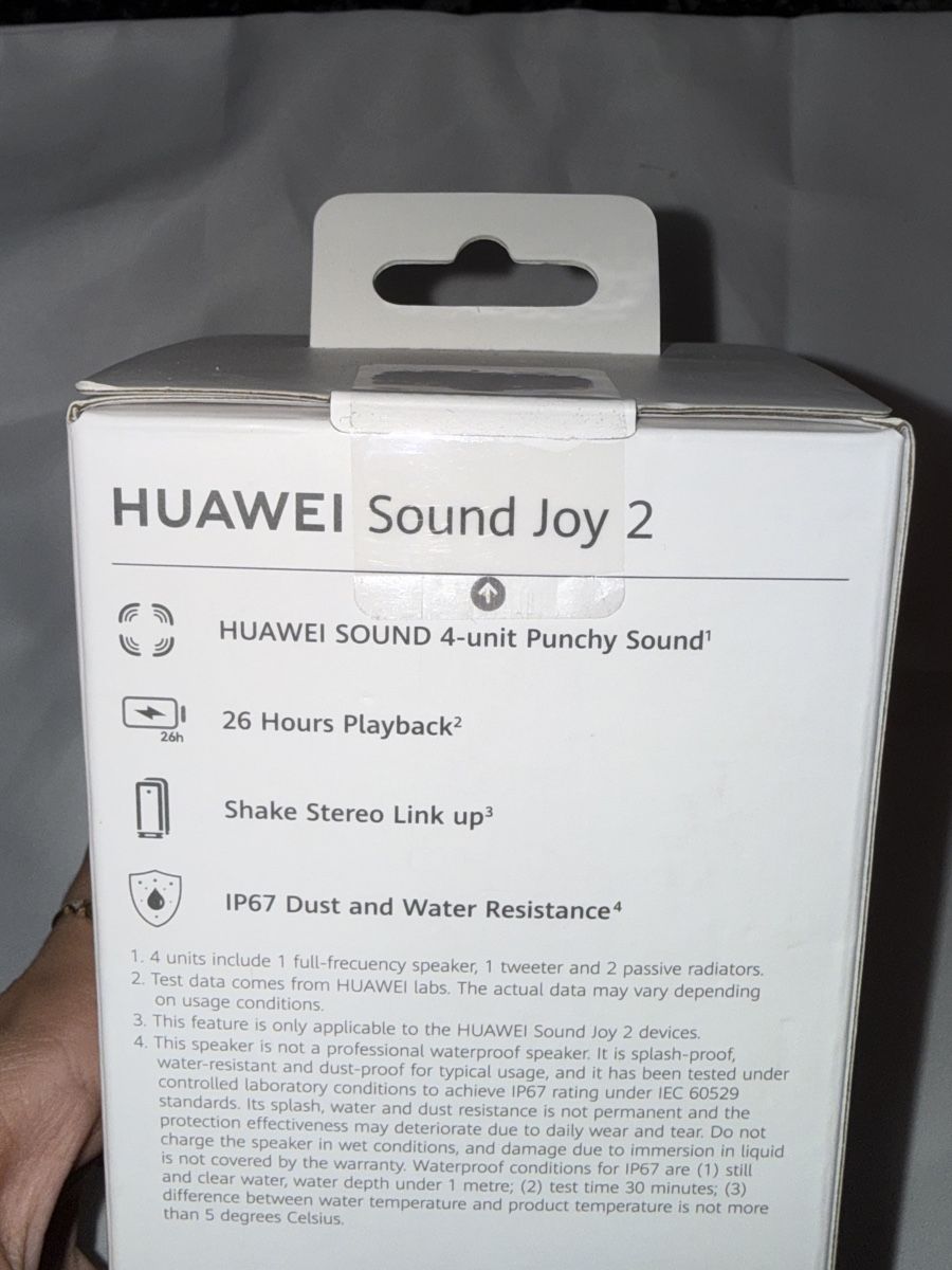 Huawei Casse acustiche: HUAWEI SOUND JOY 2 BLUETOOTH-LAUTSPRECHER – Nuovo e nell'imballaggio originale da Schlieren venduto da kle_dis 2