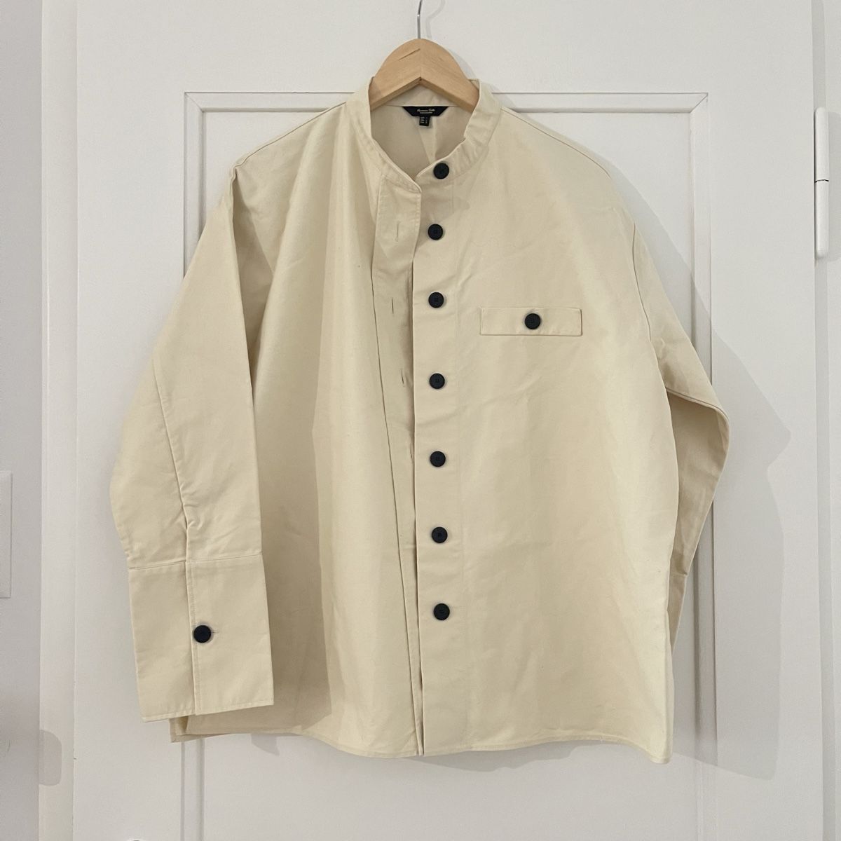 Massimo Dutti Blusen: Massimo Dutti Hemd Jacke Größe L Beige Lässig Elegant – Neu (gemäss Beschreibung) aus Bern von dek_7bjd