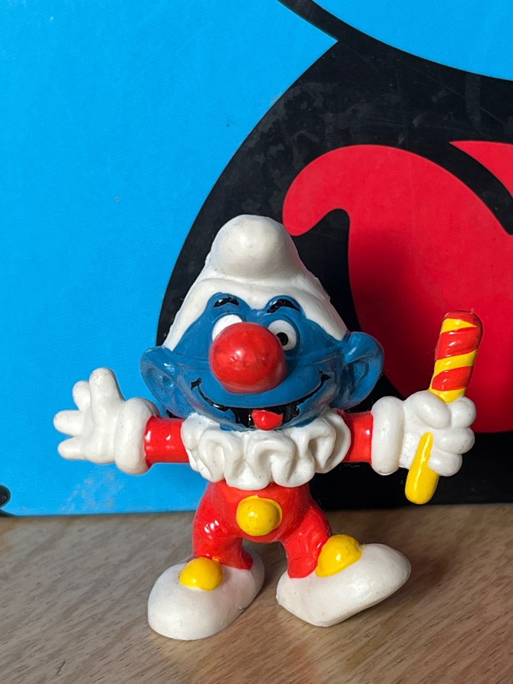 Mc Donald's Statuette: Oranger Clown-Schlumpf – Usato da Lyss venduto da Duckszone