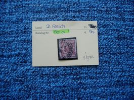 Deutsches Reich Reichsadler Nr. 50a signiert KW 90.00