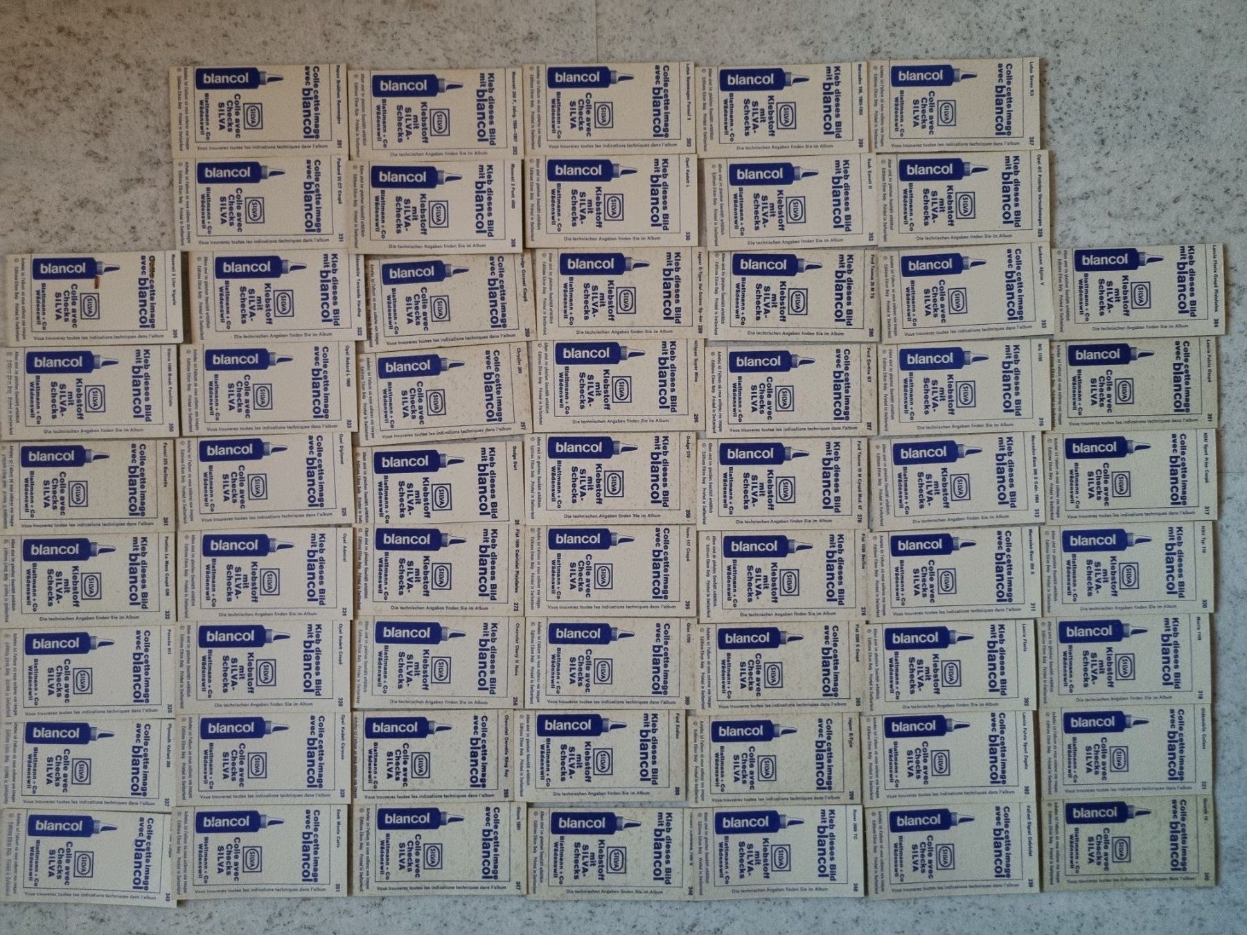 Sammelbilder & Trading cards: 59 Bilder von alten Autos – Neu (gemäss Beschreibung) aus Aarwangen von Rom55 1