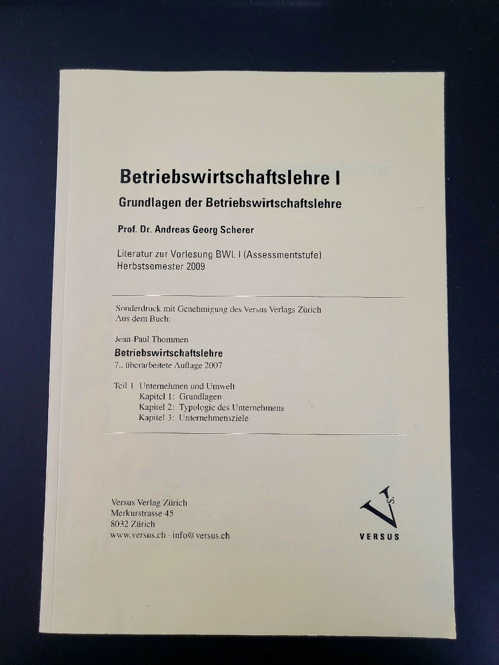 Libri: Lehrbuch: Betriebswirtschaftslehre I – Nuovo e nell'imballaggio originale da Uetikon am See venduto da dar_75gg