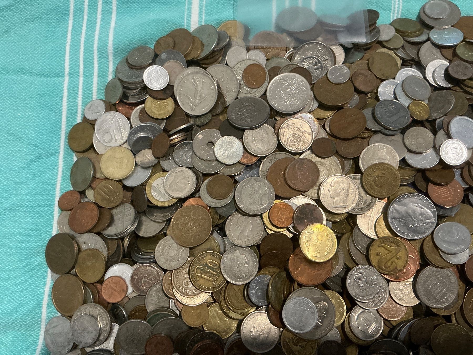 Tutti le monete: 9 kg weltweit Lot K – Usato da Dietikon venduto da Numi2000 1