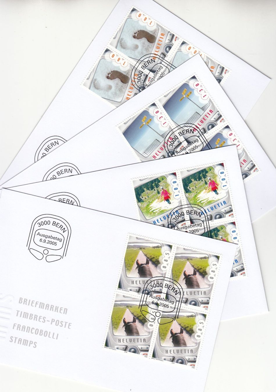Tutti i francobolli: SBK 1173 - 1176 im 4er-Block FDC – Usato da Bürglen TG venduto da StampGraf