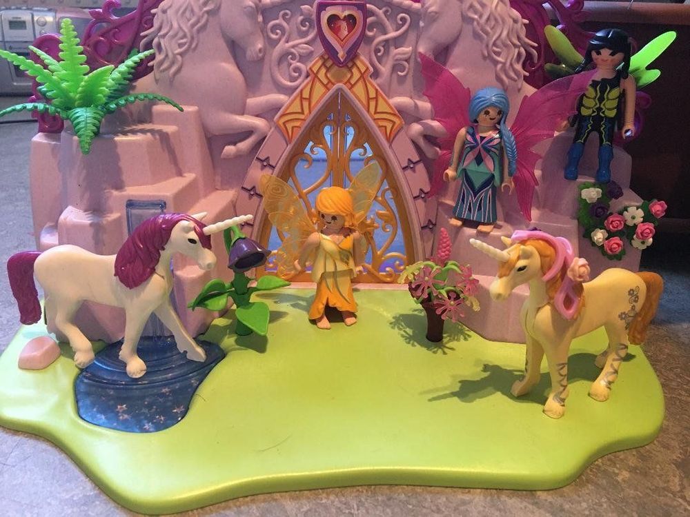 Schöner Playmobil Einhorn Feen Garten Kaufen auf Ricardo