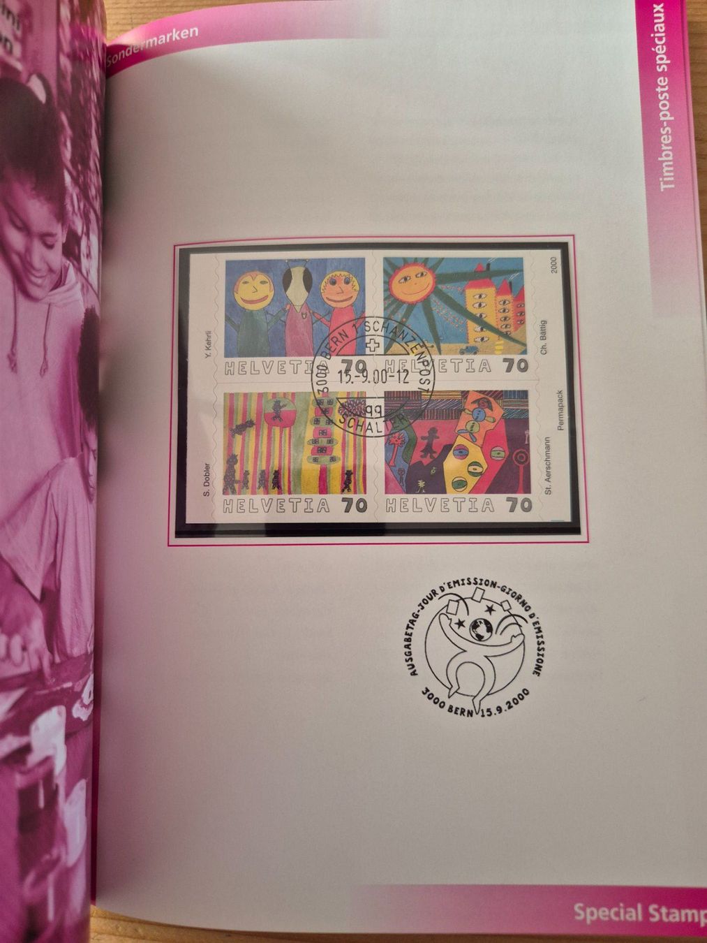 Alle Briefmarken: CH-Briefmarken Ausgabe 2000 mit ET-STempel gem.Bilder – Gebraucht aus Oberuzwil von ceeg7 1