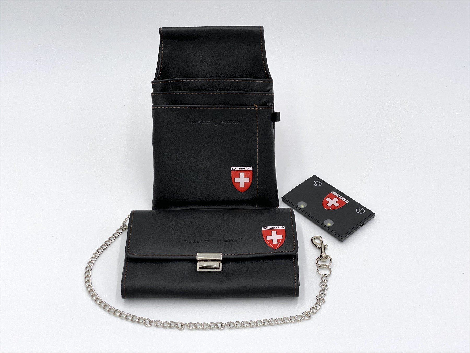 Brieftaschen: Geldbörse Kellnerbörse mit Halfter und Licht – Neu und originalverpackt aus Mauren von rundumsfest