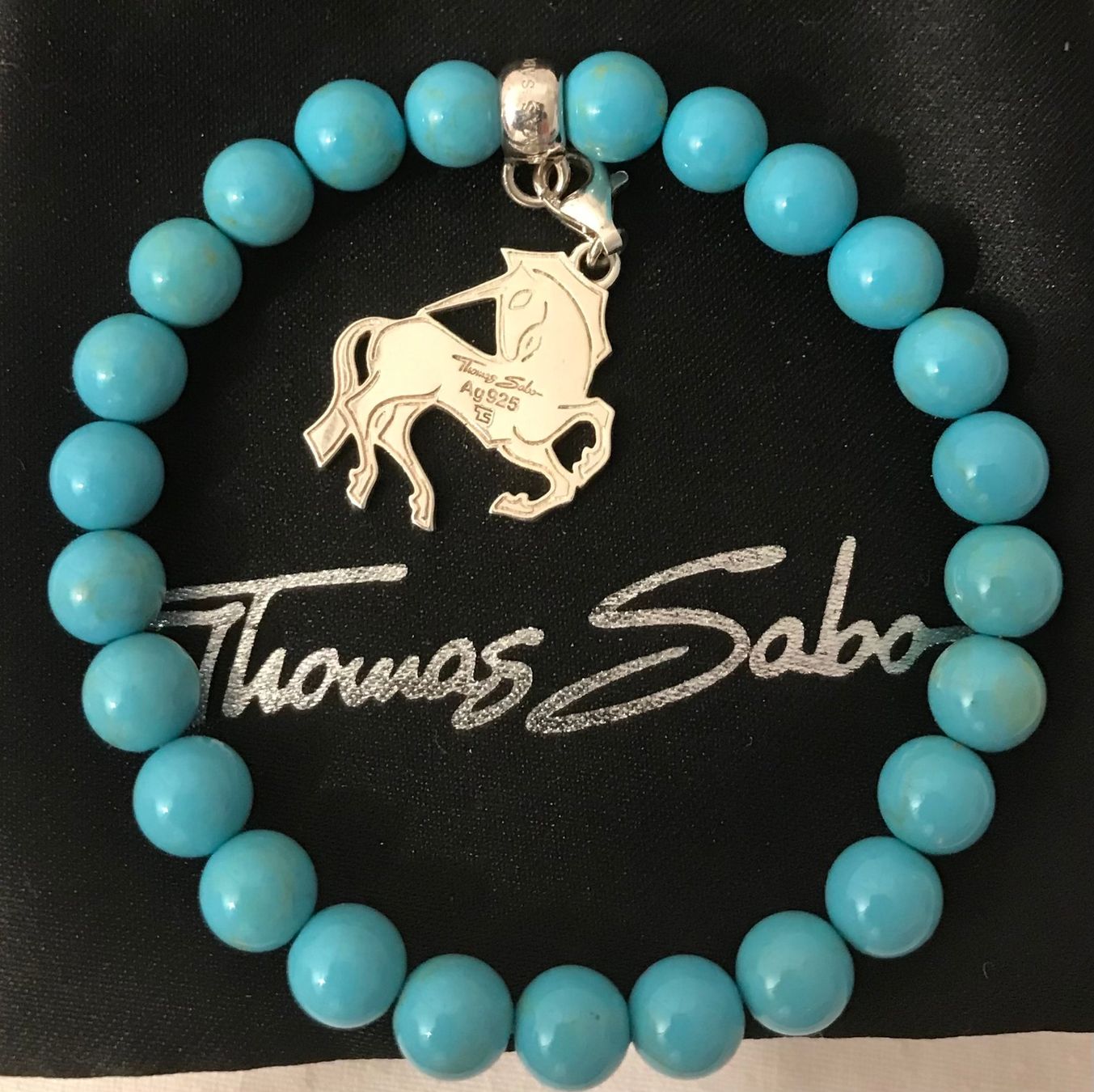 Thomas Sabo Bracciali & Braccialetti: Thomas Sabo Armband mit grossem Einhorn Charm – Nuovo (secondo la descrizione) da Oberstammheim venduto da pitipiti 2