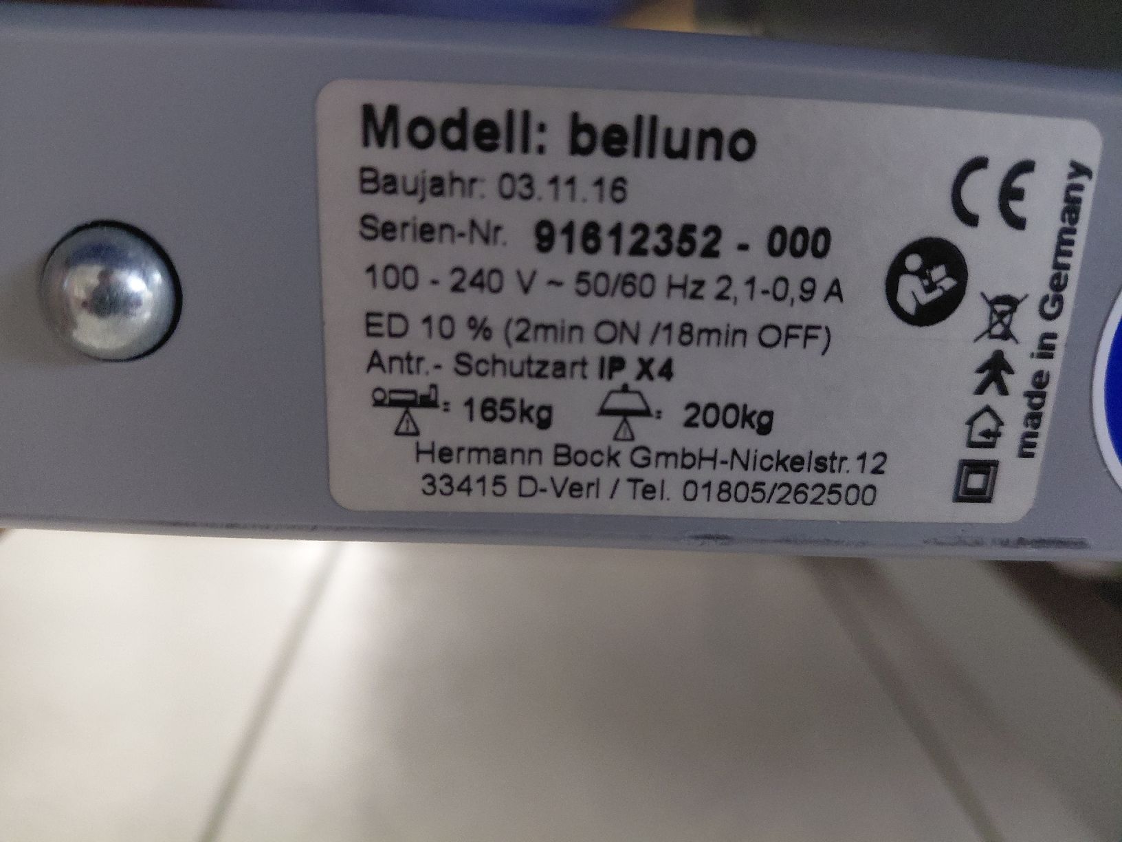 Letti: Pflegebett Krankenbett belluno – Usato da Kriechenwil venduto da mf3065 3