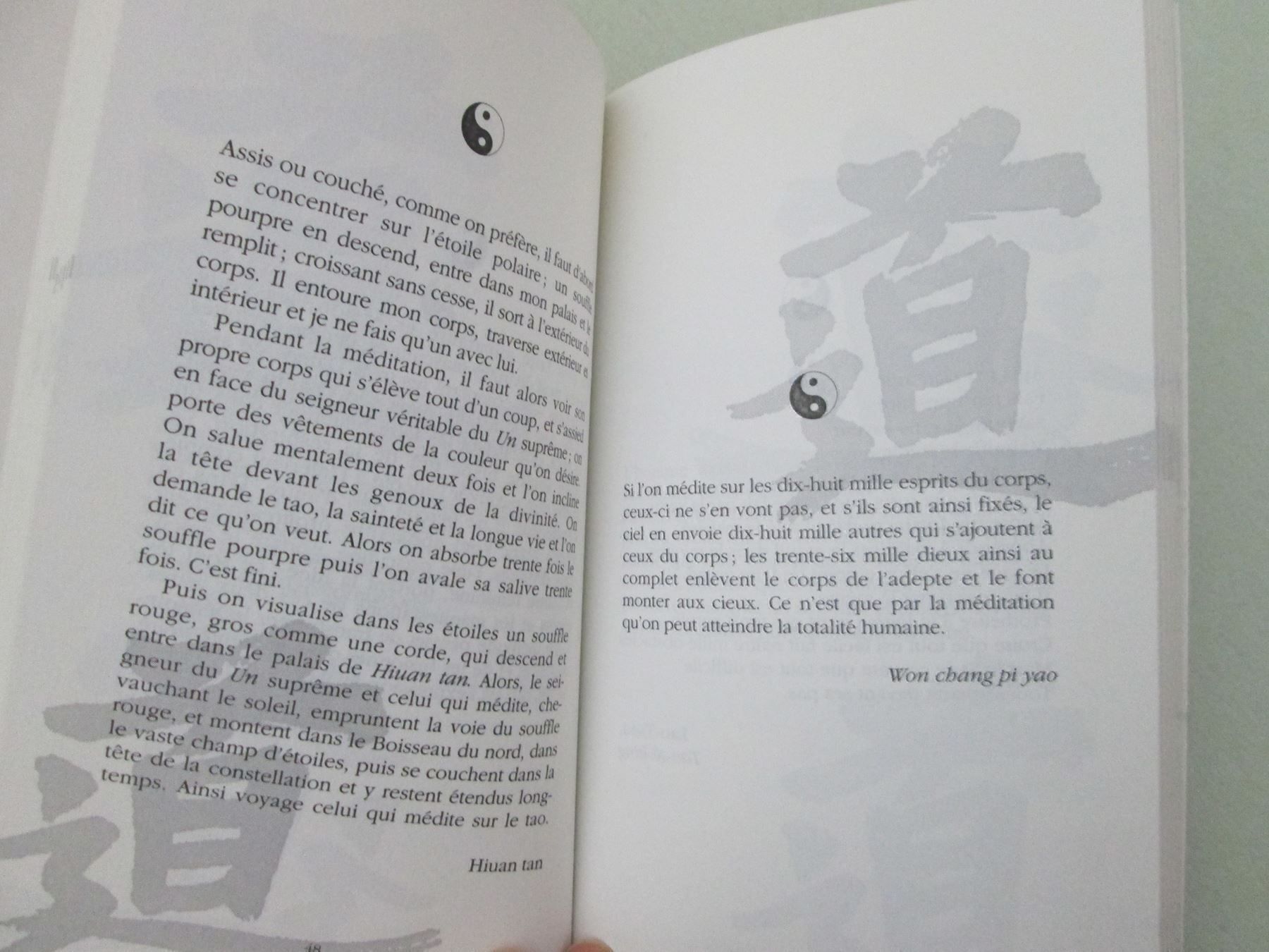 Bücher: Méditations du Tao – Gebraucht aus Neuchâtel von Dualseele 1
