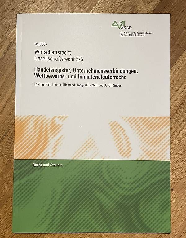 Livres: Gesellschaftsrecht 5/5 – D'occasion à Wila par pat_24