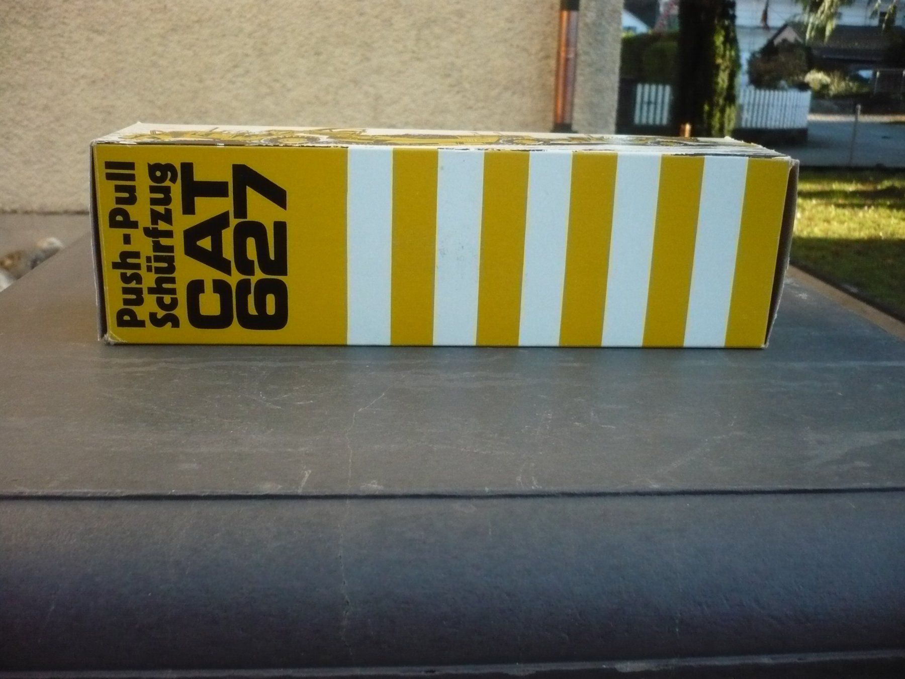 Caterpillar Kit di modellismo & Modellini statici: Scraper Caterpillar Push-Pull Schürfzug CAT 627 – Usato da Biberist venduto da Urmel 1