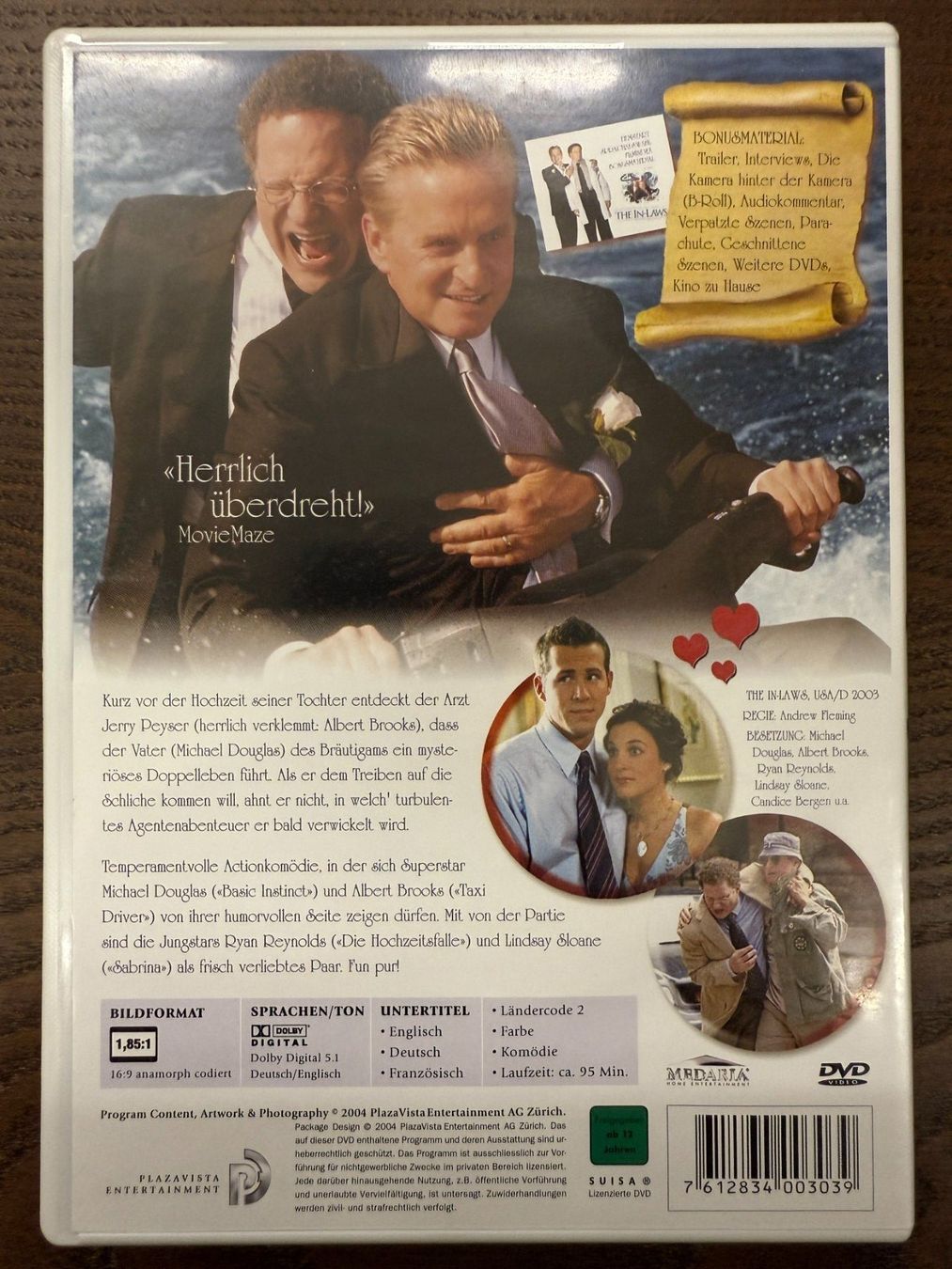 Tutti i DVDs: The In-Laws - Ein ungleiches Paar – Usato da Zürich venduto da FilmFreunde 1