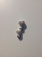 Herz-Anhänger für Halskette, Schmuck, echt Silber 925