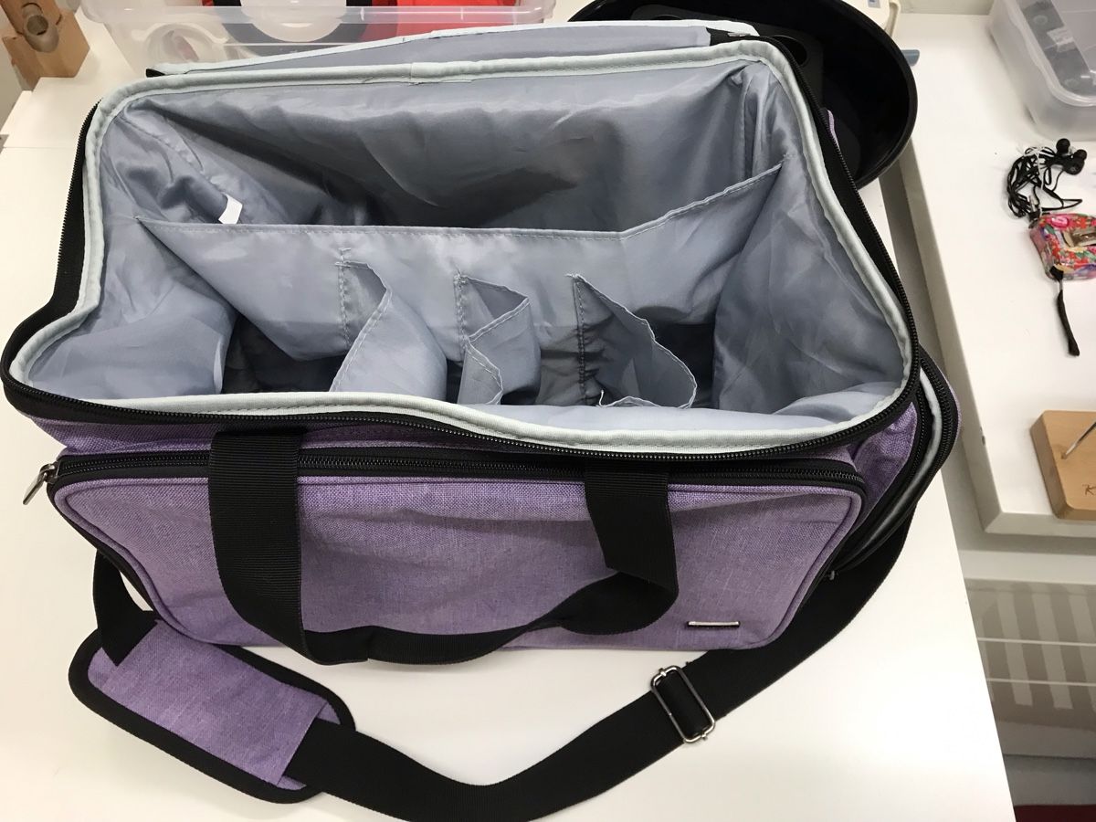 Borse: Stricktasche mit vielen Fächern/Unterteilungen – Usato da Neuenhof venduto da SiWiKel 5