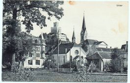 USTER Gas- & Elektrizitätswerk, gel. Feldpost