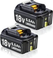 2 X 18V 5500mAh Ersatzakku für makita 18V Akku Li ion BL1850