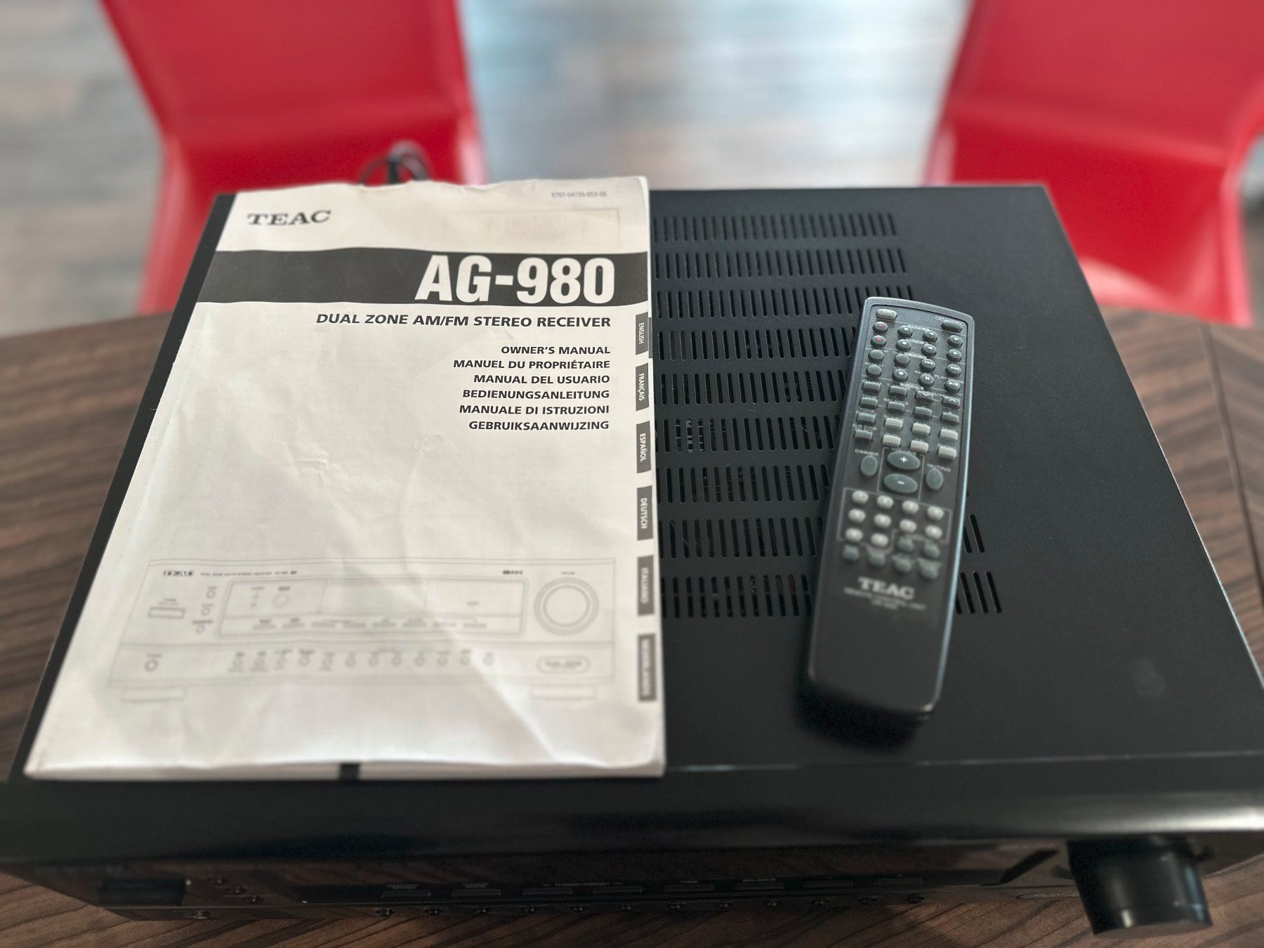 Teac Ricevitori: TEAC AG-980 Stereo Receiver – Usato da Appenzell venduto da 1xRichtig 2