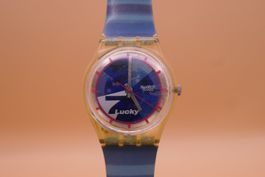 Swatch Gent "LUCKY 7" SKZ116, neue Batterie