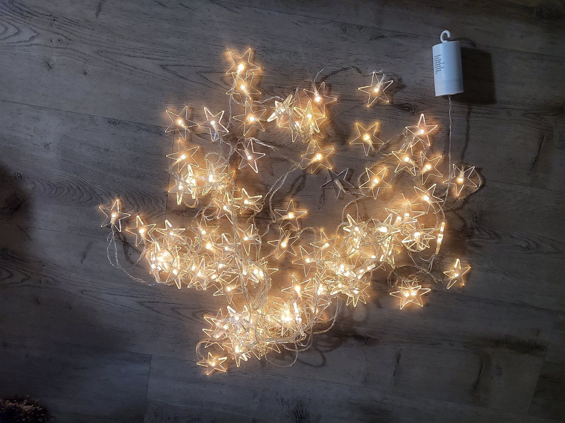 Ghirlande e barre luminose: Lichterkette, warmweiss,  60 LEDs – Usato da Delémont venduto da mvl_l76c