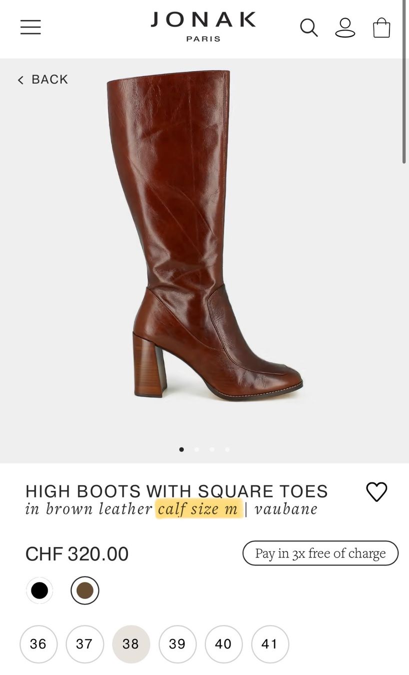 Jonak Scarpe da donna: Jonak Paris, High Boots – Nuovo e nell'imballaggio originale da Zürich venduto da Zweite-chance