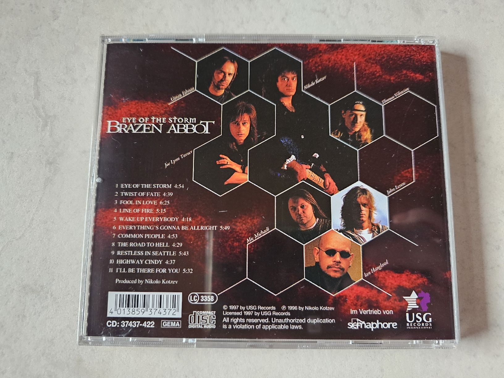 CD: Eye Of The Storm  -  Brazen Abbot – Usato da Schneisingen venduto da backstore24 1