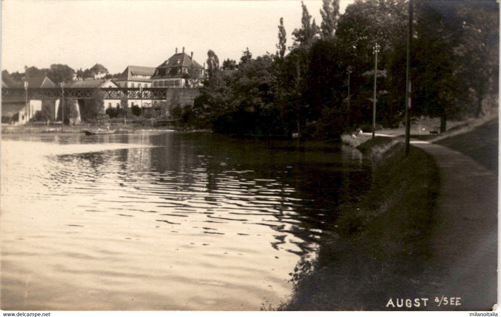 Cartoline postali: Augst BL  Augst am See , ca.1920 – Usato da Solothurn venduto da Bepposol