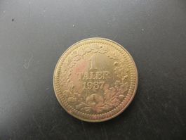 Medaille Zofingen 1 Taler 1987