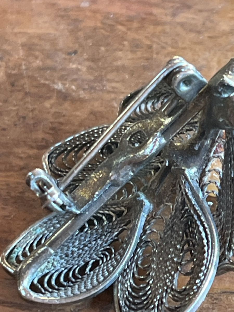 Spille & Fermagli: Brosche Trachten Silber Filigran mit Perle  – Usato da Brienz BE venduto da hey_z9vg 2