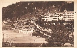 Adelboden (BE) Grand Hotel Adelboden mit Tennisplätzen