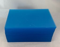 Plexiglas Platten blau 39Stk. 14x10cm 3m/40Stk.14x10cm 2mm