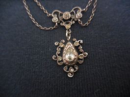 zauberhaftes Jugenstil Collier Silber