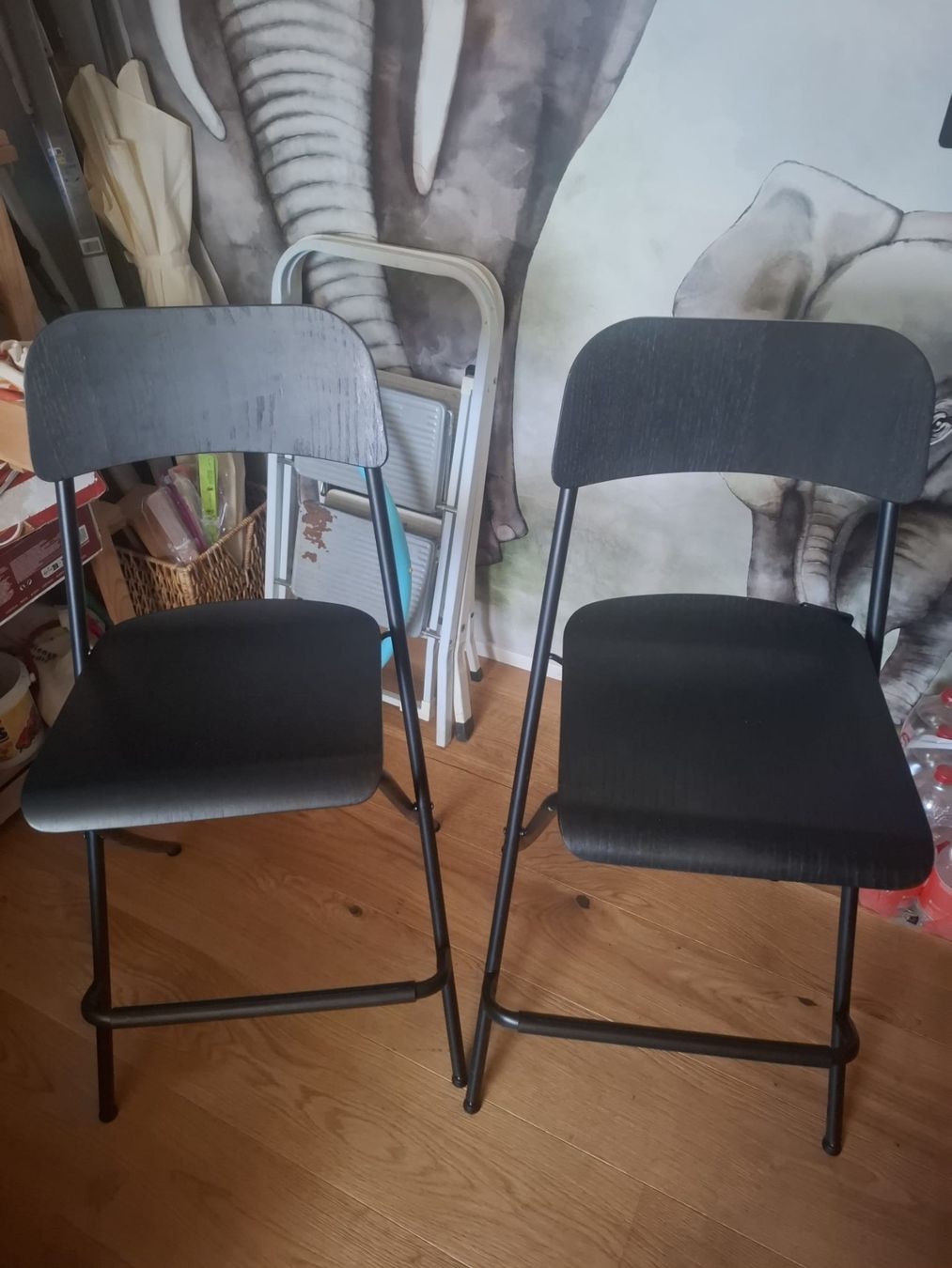 Ikea Hocker: IKEA Franklin Barhocker 2 Stk. – Neu (gemäss Beschreibung) aus Rotkreuz von NicLep