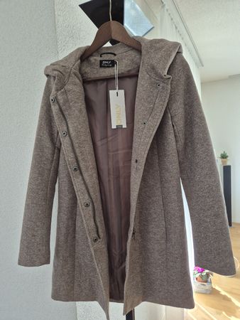 Damenmantel Only Modell Sedona braun Grösse S neu