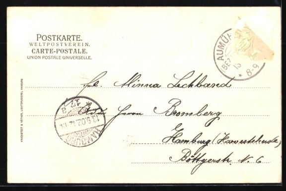 Cartoline postali: Grusskarten-AK Friedrichsruh, Blick auf  – Usato da Berlin venduto da bartko-reher 1
