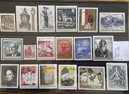 Österreich 1965, 1966, 1967, 1968, 1969, s. Abbildungen