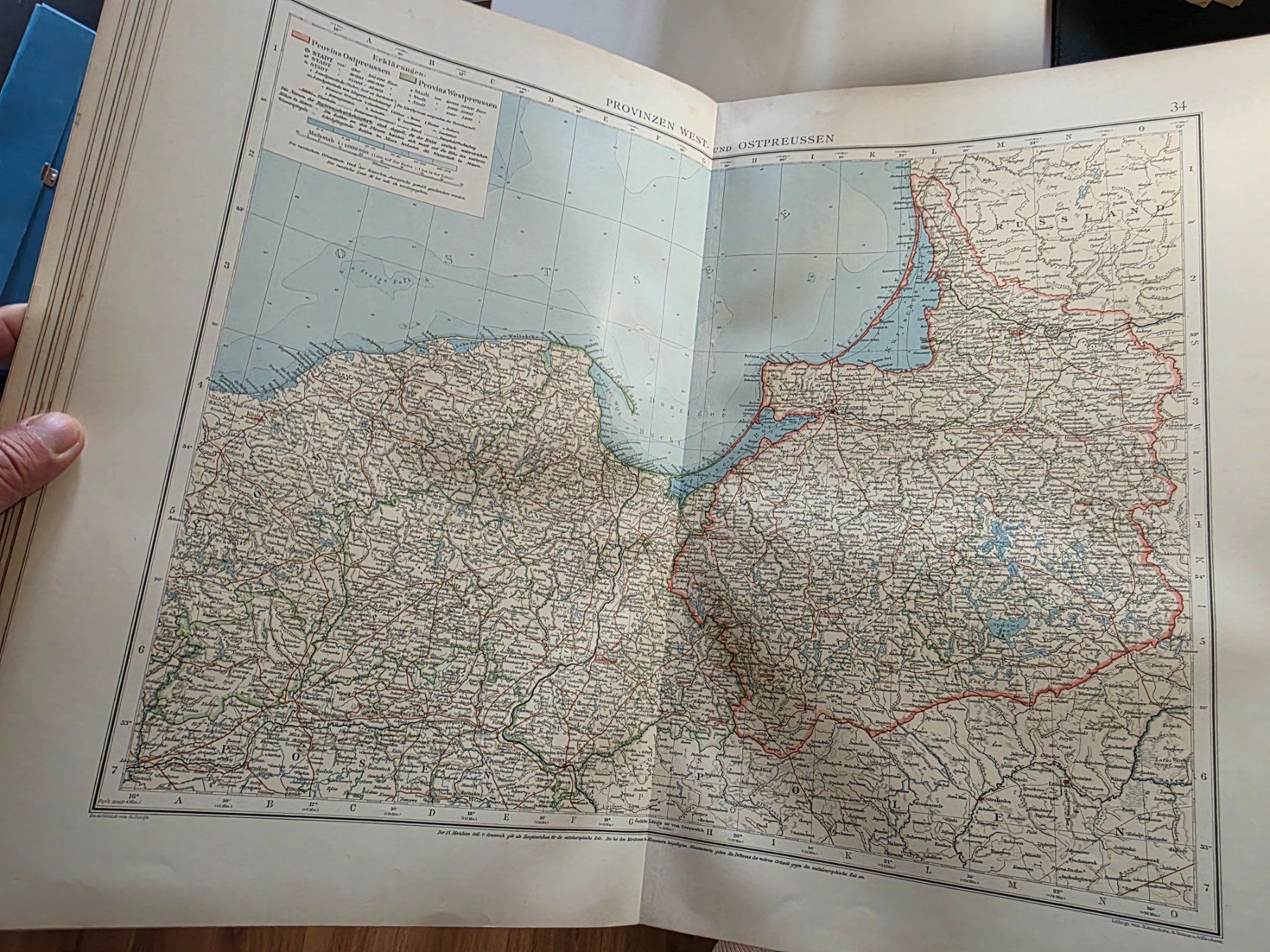 Libri: Andrees Handatlas vierte Auflage 1899 - A. Scobel – Usato da Walterswil BE venduto da Lonitti 3