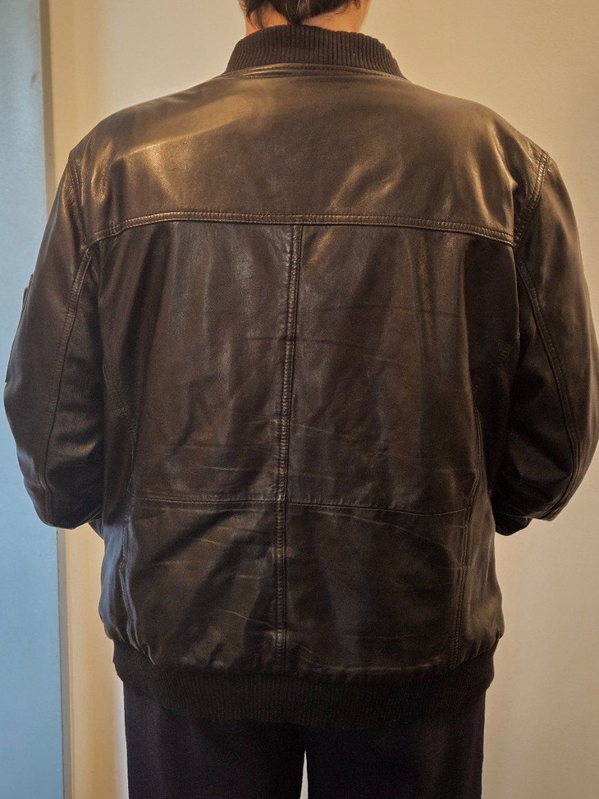 Maddison Giacche: Maddison Lederjacke - schwarz, XXL – Usato da Naters venduto da funzla 1