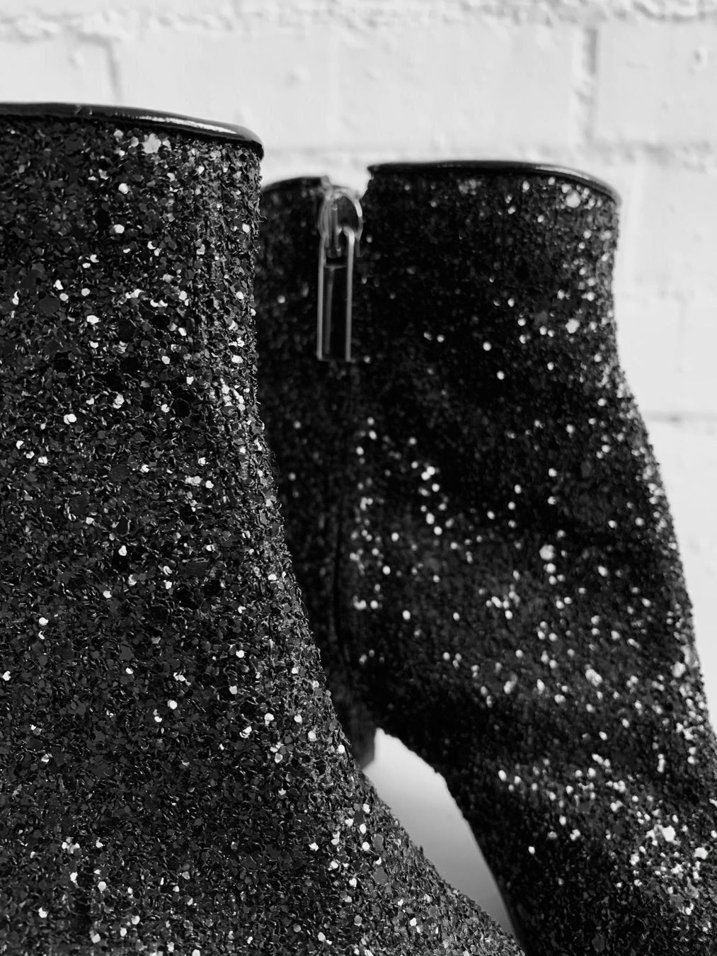 Bagatt Scarpe da donna: Schwarze Glitzer-Stiefelette von Bagatt / Gr. 36 – Usato da Bern venduto da Fraeuleinhonig 4