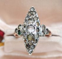 Antiker Marquise Paste Ring