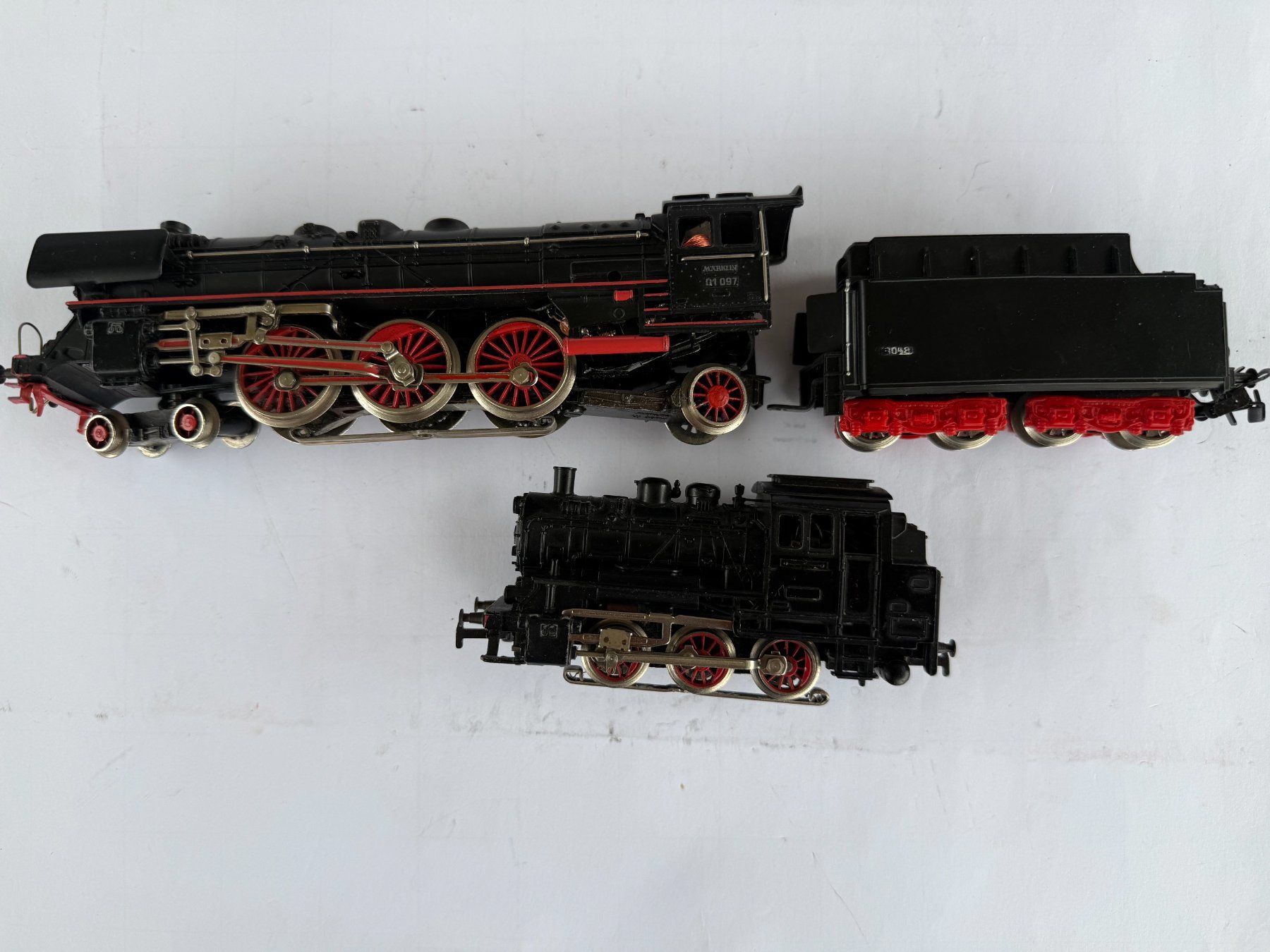 Märklin Modellini di ferrovie: Dampfloks Märklin 01 097 und 89005 – Usato da Winterthur venduto da pascalCCS 3